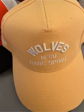 Darc Sport "WOLVES" Yellow Baseball Cap
